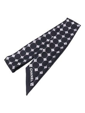 Chanel Silk Slim Bandeau Scarf